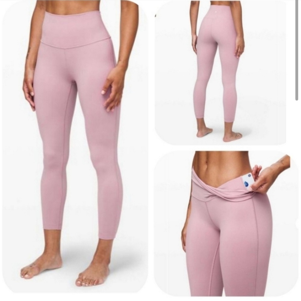 Lululemon Wunder Under HR‎ Crop 21" *Flux (Smoky Blush) 12